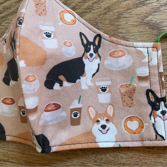 Corgis and Lattes Mask - Picture 4 of 4